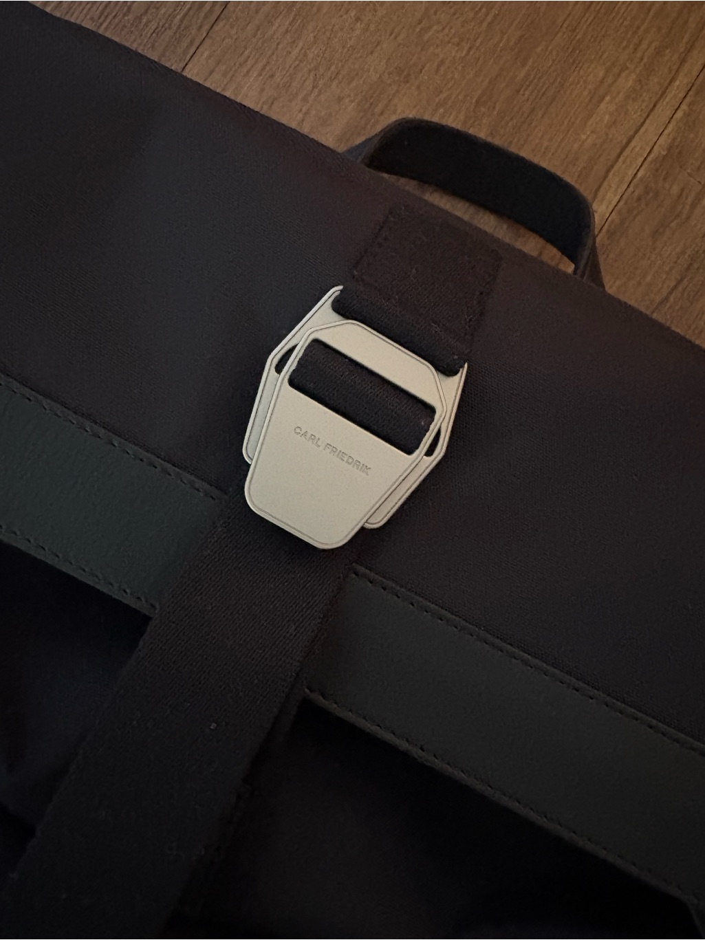 Authentic Carl Friedrik Nwt, Open Box- City-Hopper Backpack Black Nylon — image 3 of 7